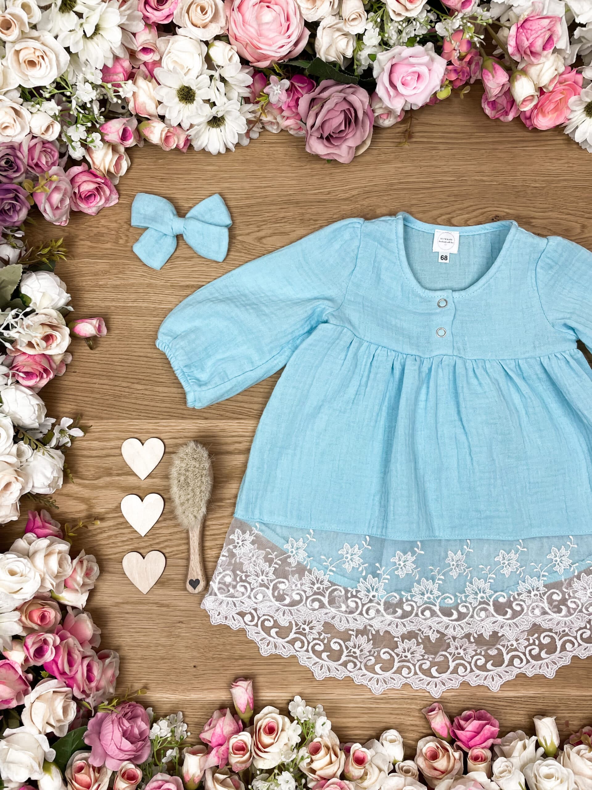 Koszulo-sukieneczka premium baby blue