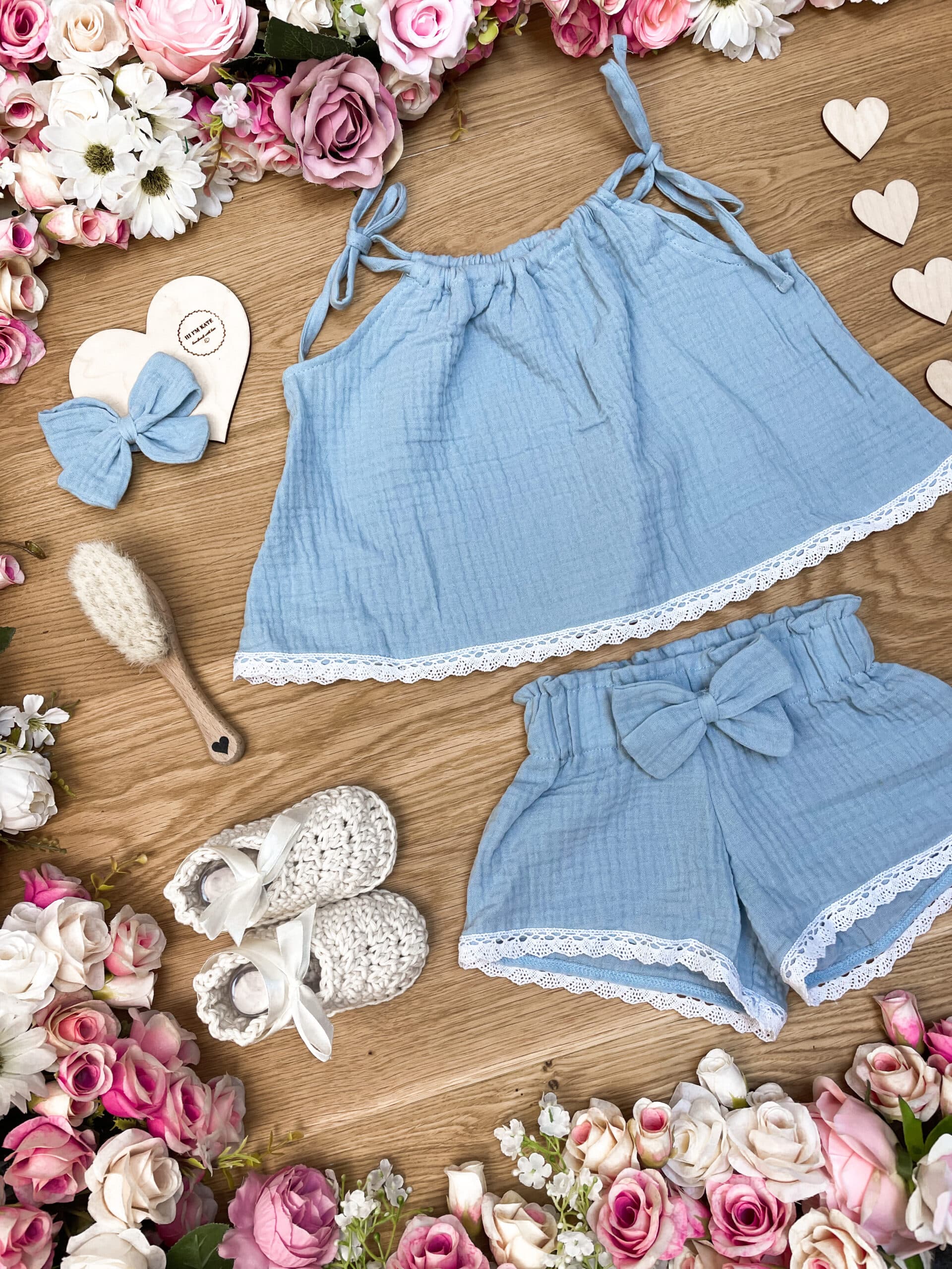 Komplet letni BABY BLUE