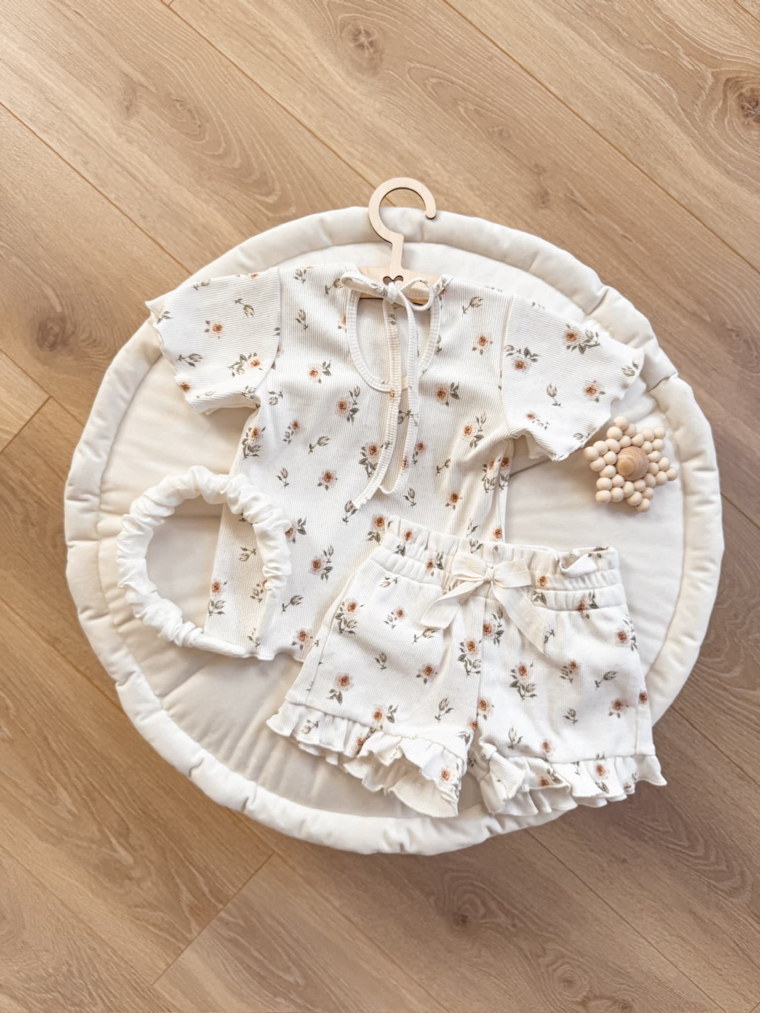 Komplet letni ROSES cream