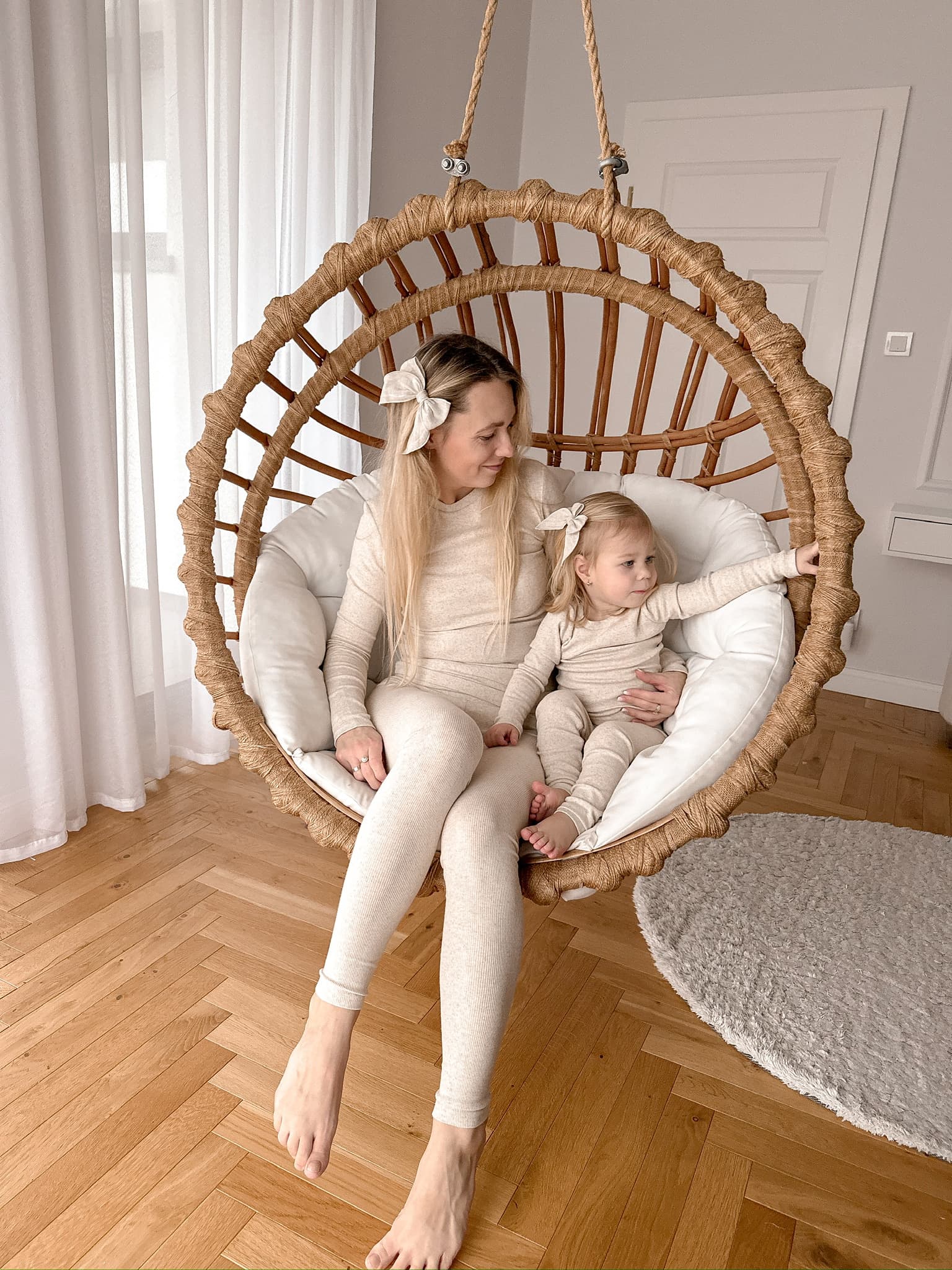 Komplet prążkowany z konopii CLASSIC COMFORT